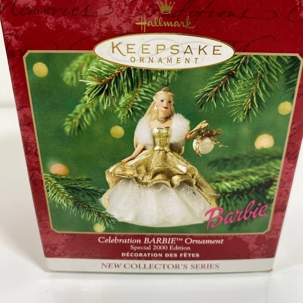 Hallmark Celebration‎ Barbie collectors series 2000 Keepsake Holiday Ornament
